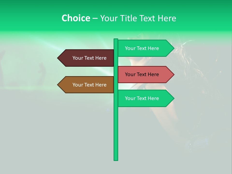 Light Party Dress PowerPoint Template