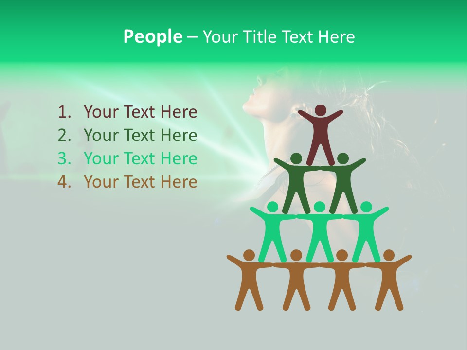 Light Party Dress PowerPoint Template