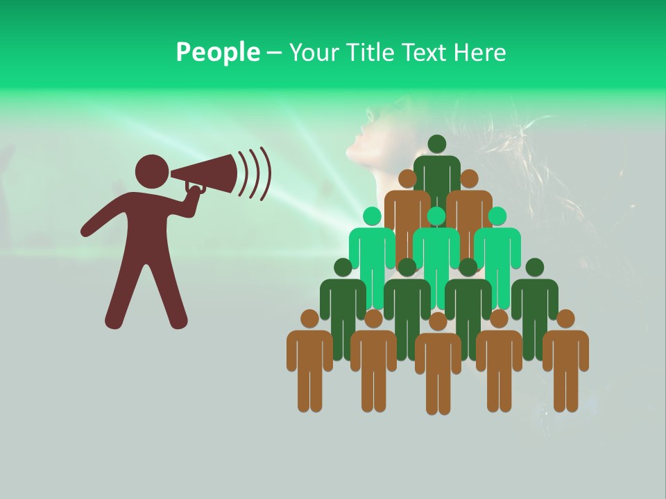 Light Party Dress PowerPoint Template