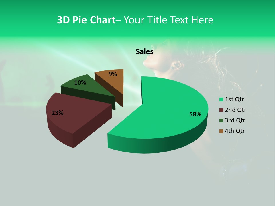Light Party Dress PowerPoint Template