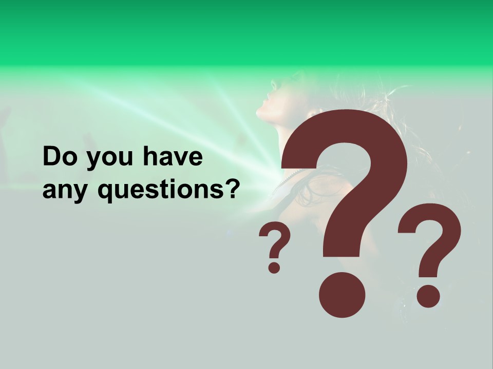 Light Party Dress PowerPoint Template