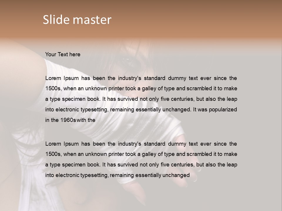 American Cuisine Meal Peppers PowerPoint Template