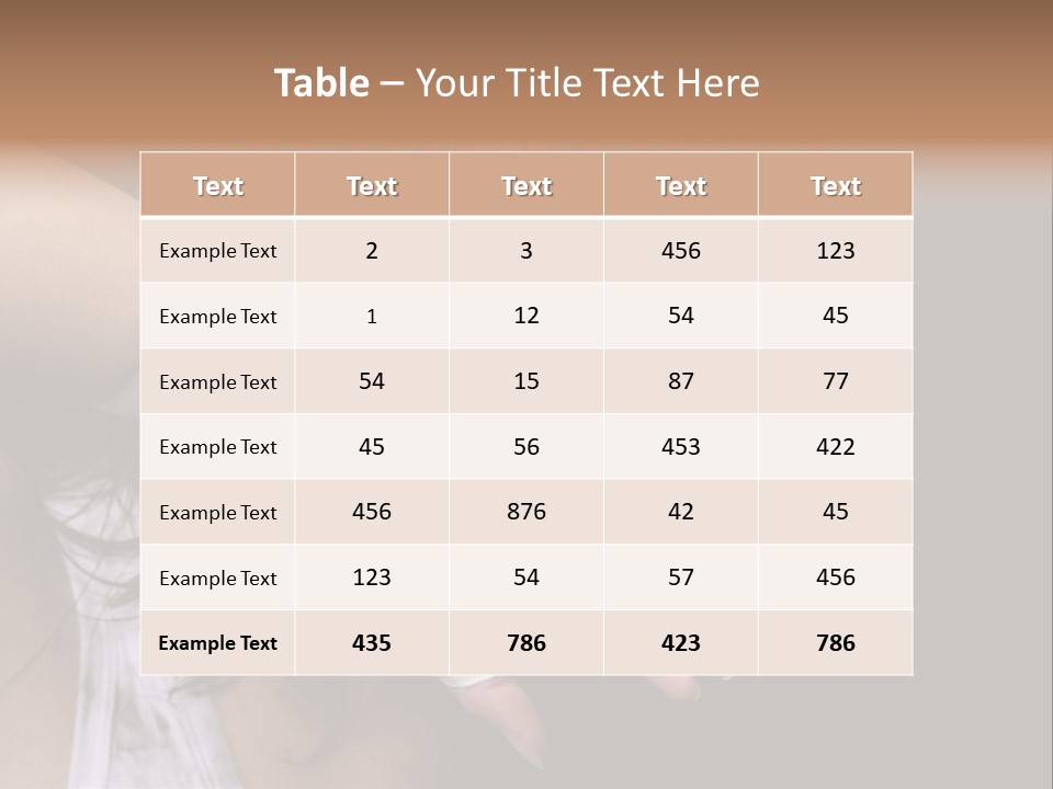 American Cuisine Meal Peppers PowerPoint Template