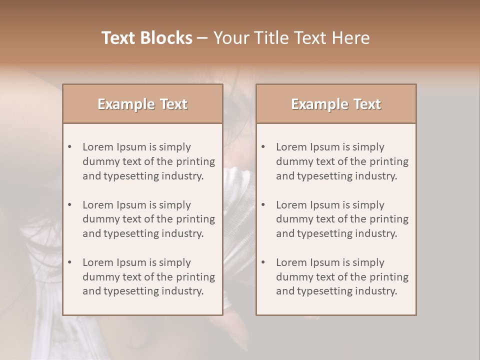 American Cuisine Meal Peppers PowerPoint Template