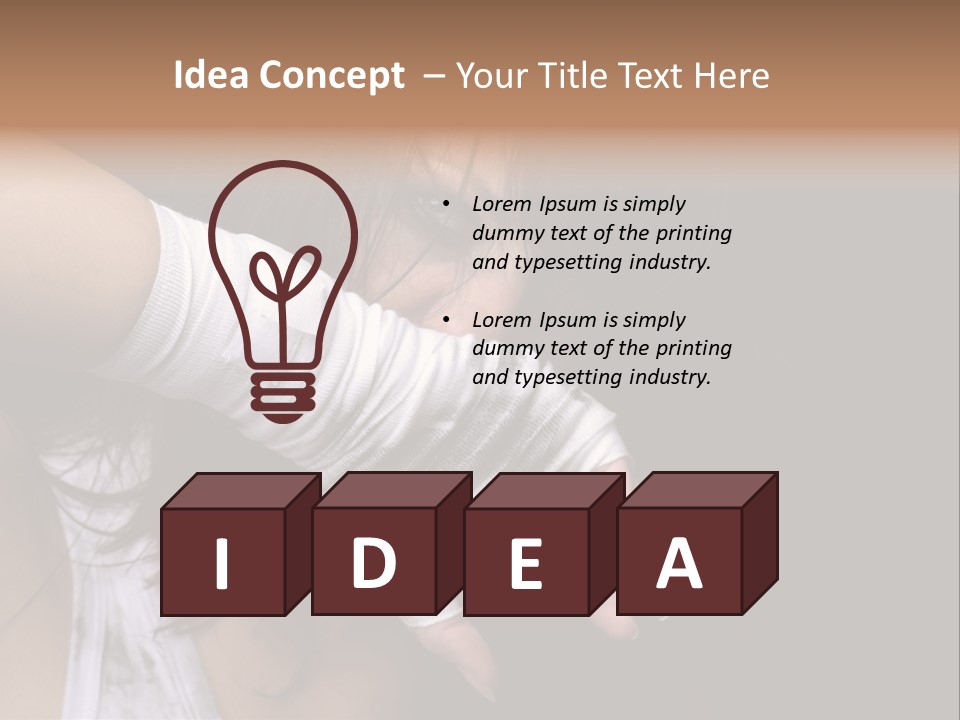 American Cuisine Meal Peppers PowerPoint Template