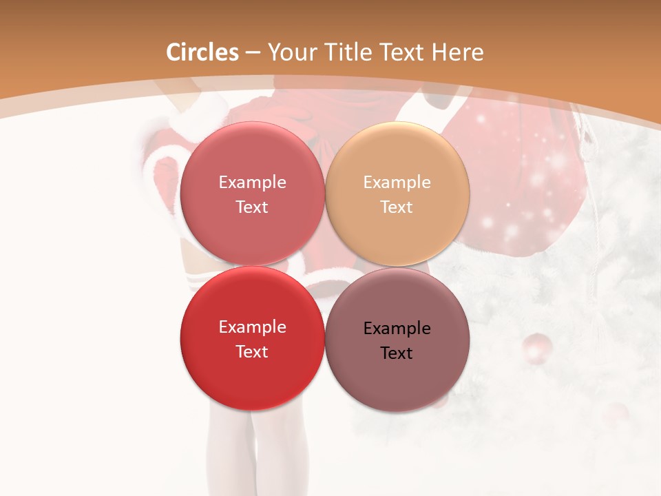 White Fashion Girl PowerPoint Template