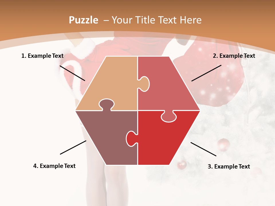 White Fashion Girl PowerPoint Template