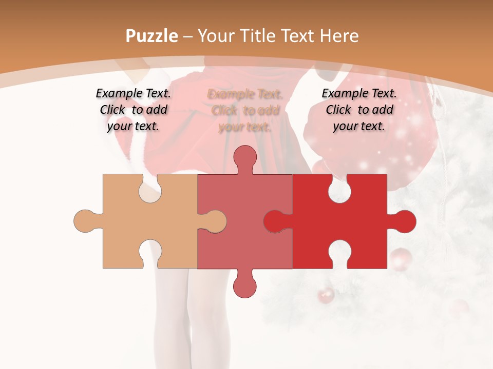 White Fashion Girl PowerPoint Template