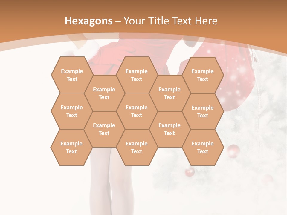 White Fashion Girl PowerPoint Template