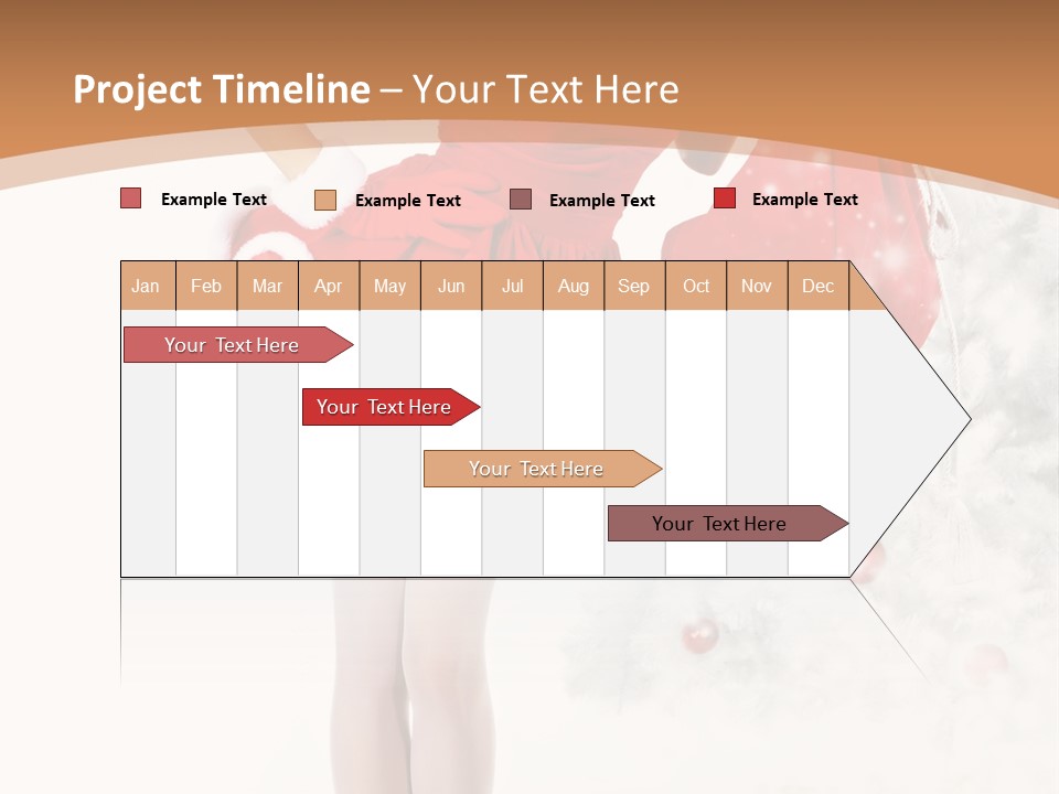 White Fashion Girl PowerPoint Template