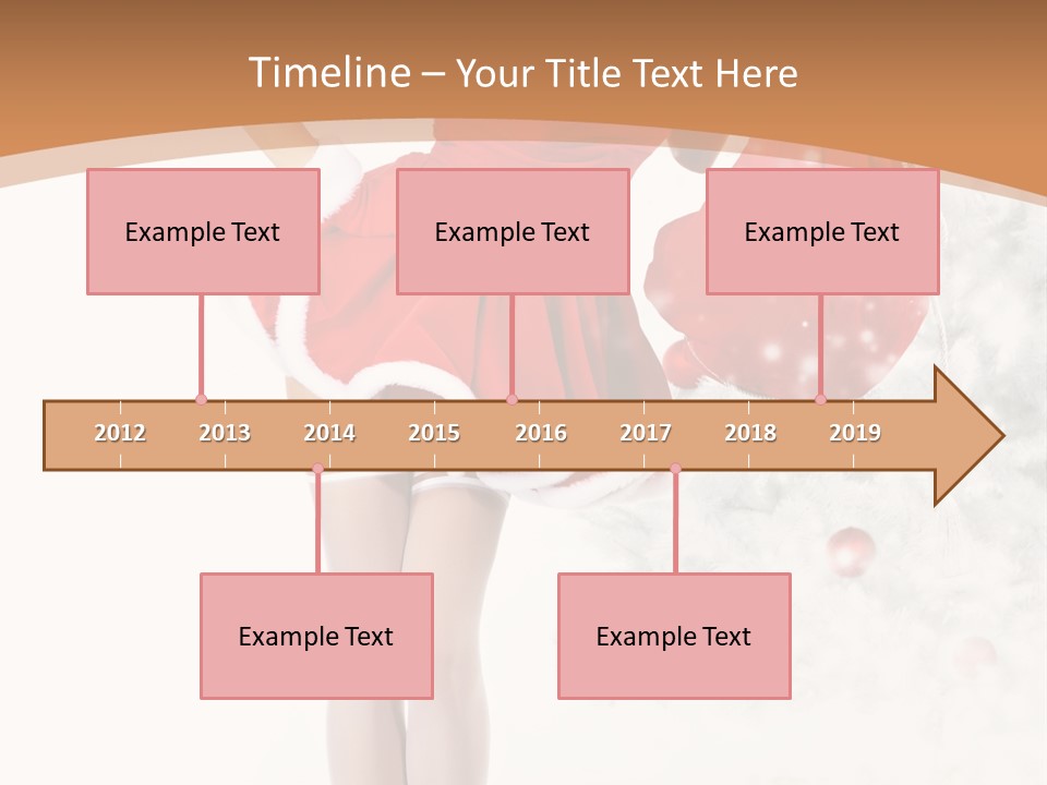 White Fashion Girl PowerPoint Template