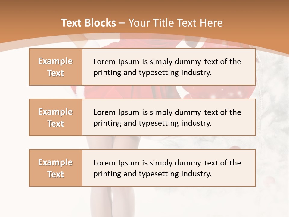 White Fashion Girl PowerPoint Template