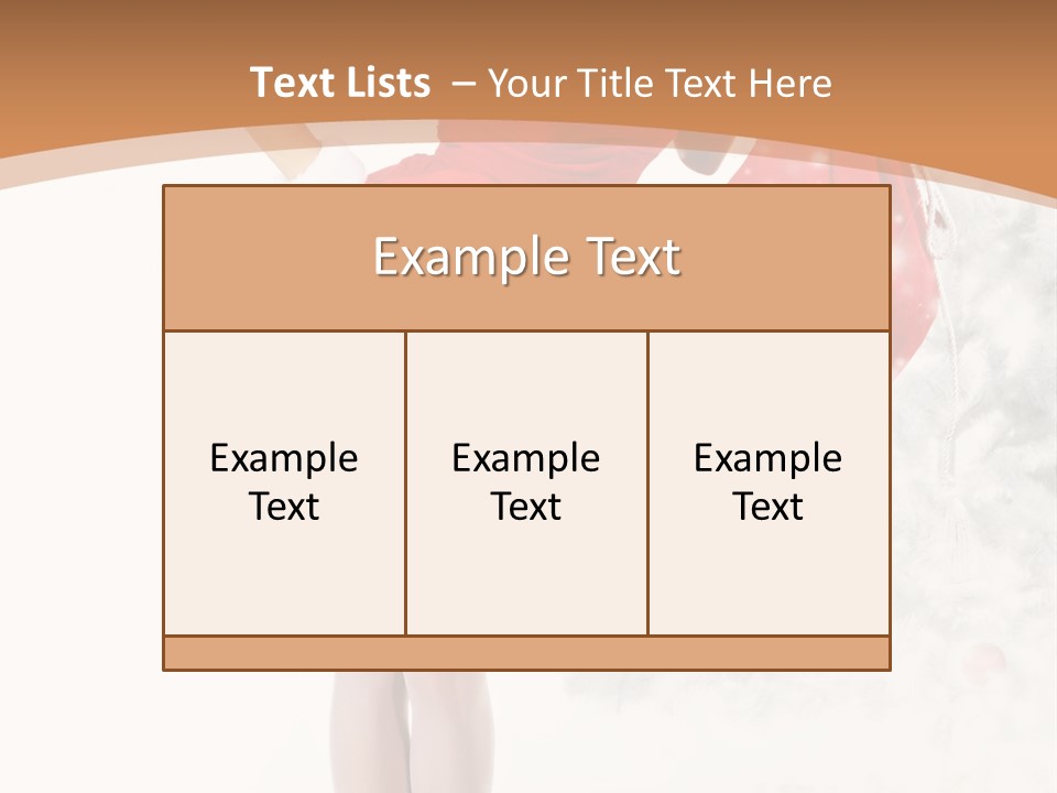 White Fashion Girl PowerPoint Template