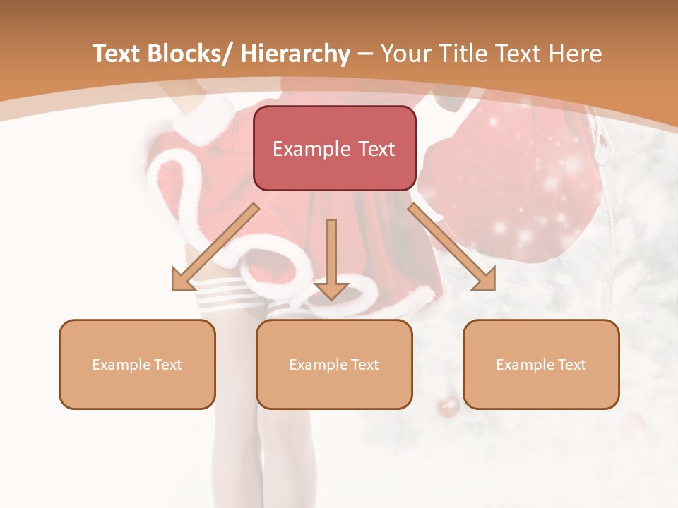 White Fashion Girl PowerPoint Template