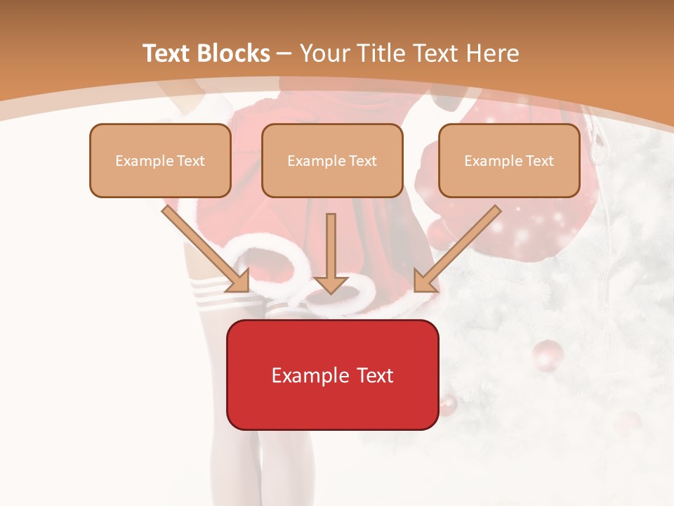 White Fashion Girl PowerPoint Template