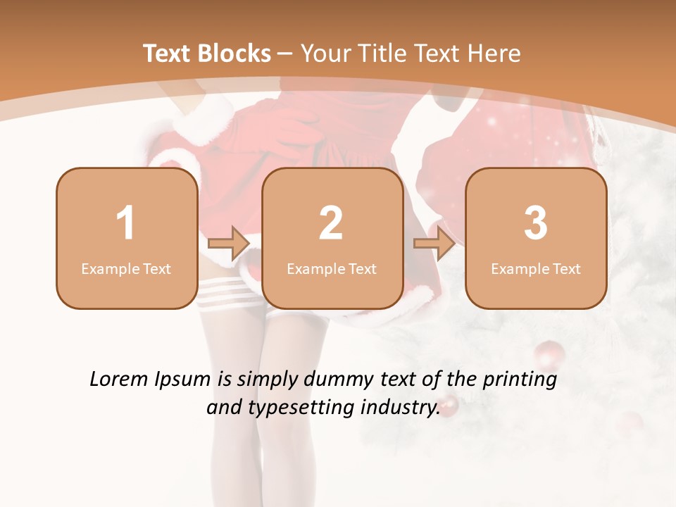 White Fashion Girl PowerPoint Template