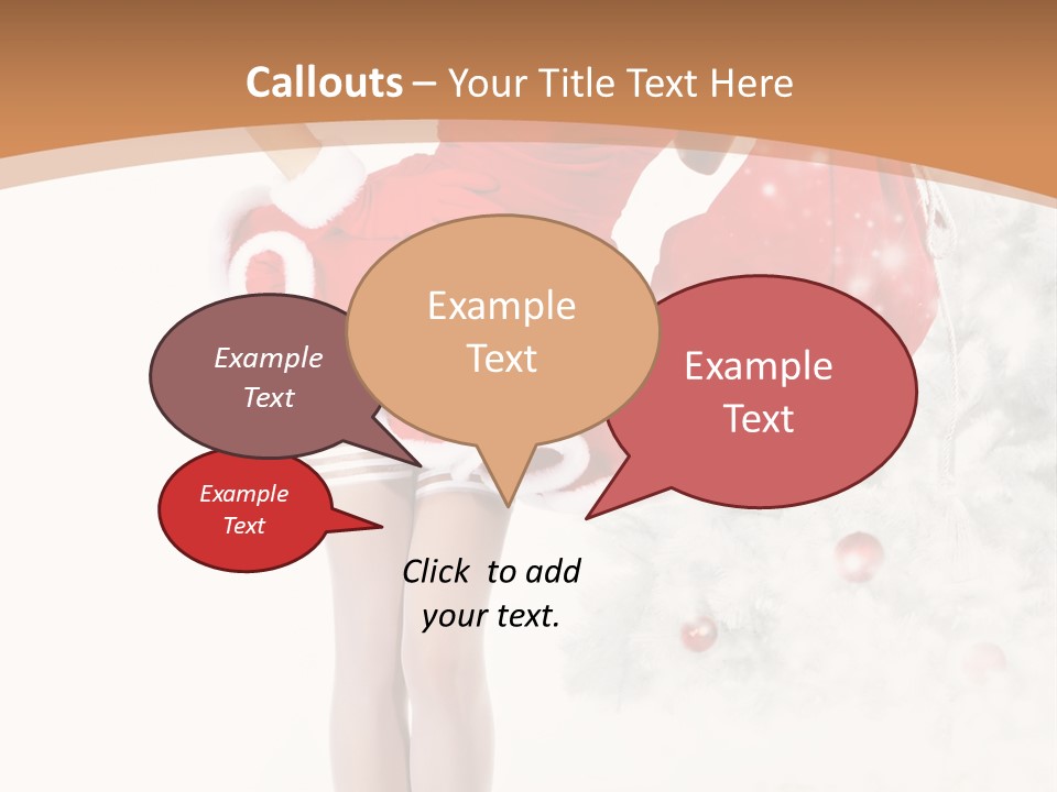 White Fashion Girl PowerPoint Template