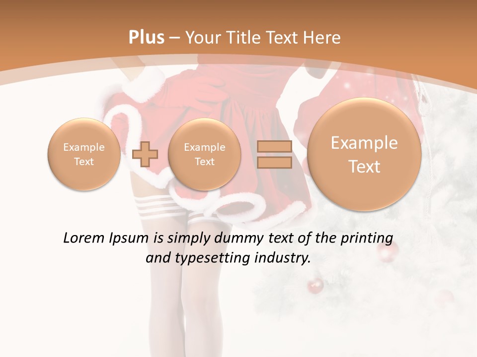 White Fashion Girl PowerPoint Template