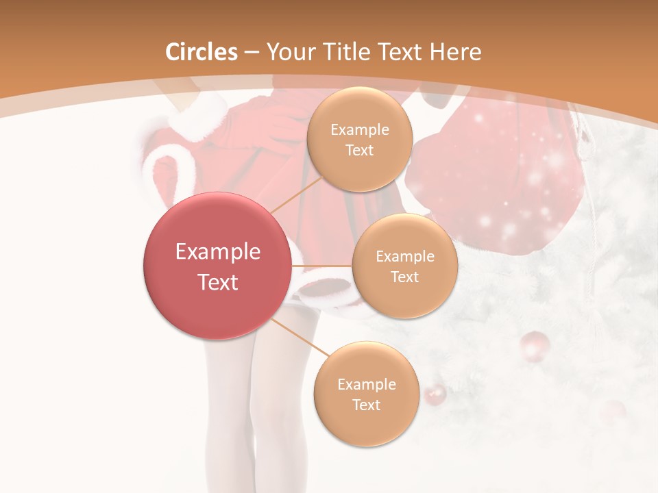 White Fashion Girl PowerPoint Template