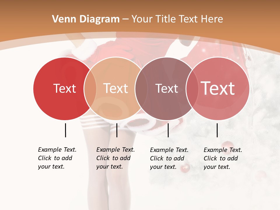 White Fashion Girl PowerPoint Template