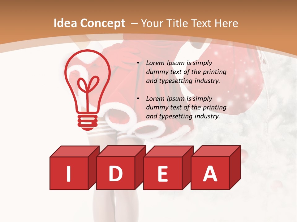 White Fashion Girl PowerPoint Template