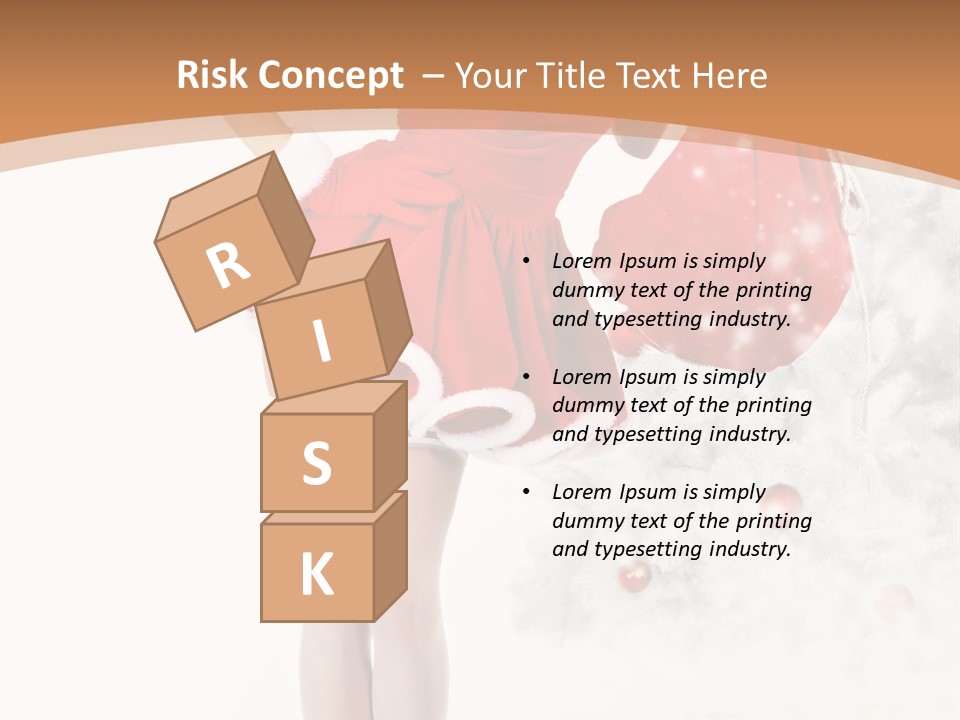 White Fashion Girl PowerPoint Template