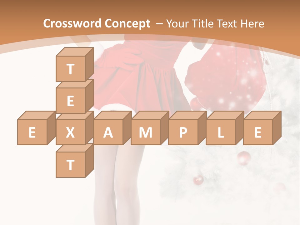 White Fashion Girl PowerPoint Template