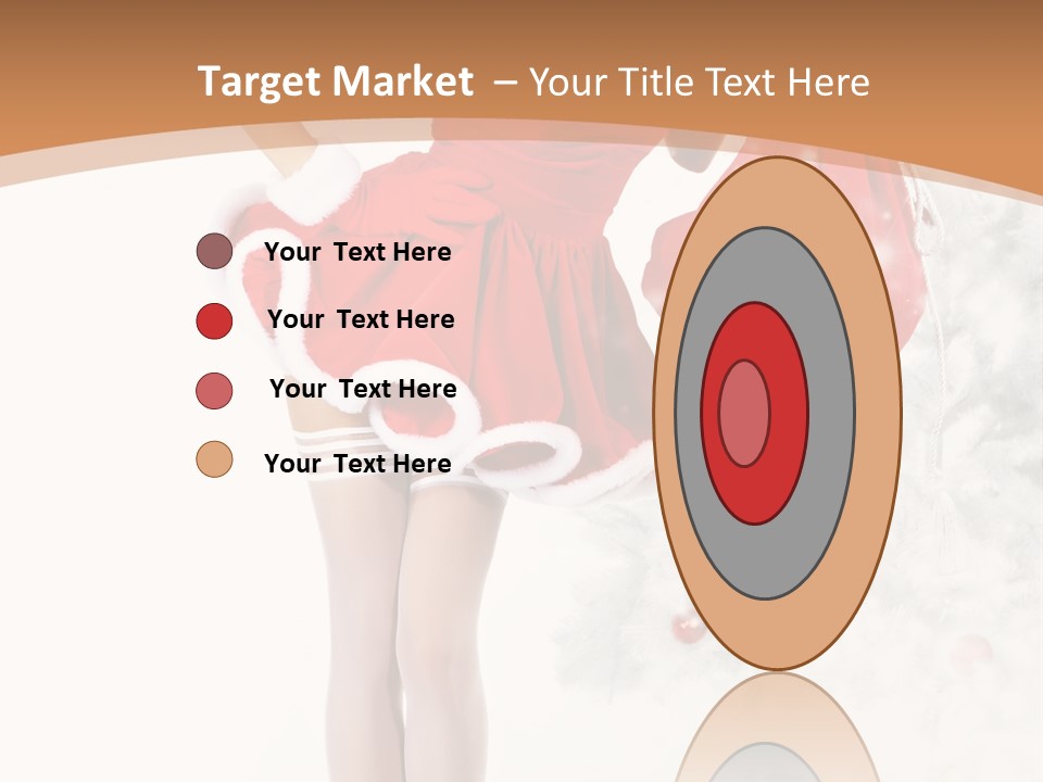 White Fashion Girl PowerPoint Template