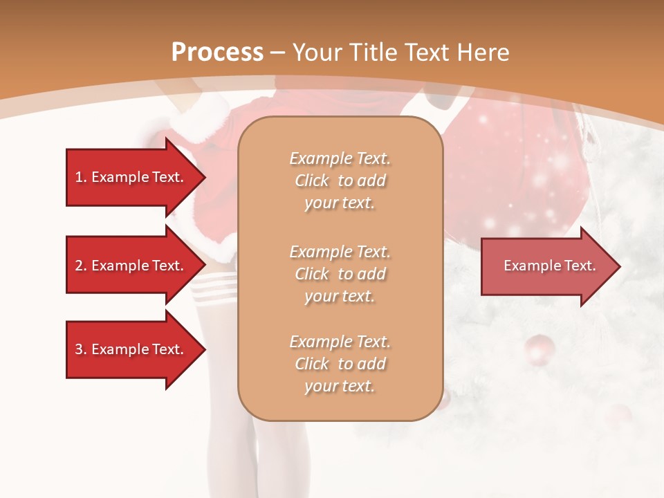 White Fashion Girl PowerPoint Template