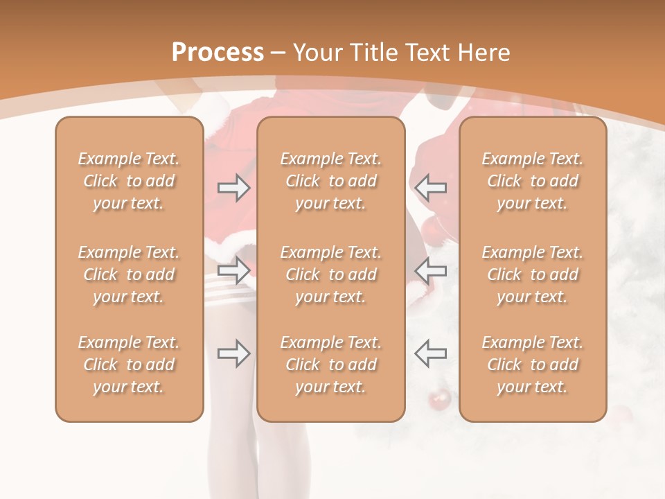 White Fashion Girl PowerPoint Template