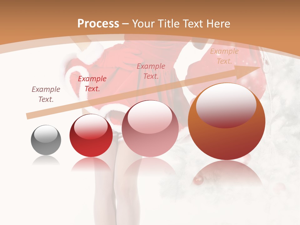 White Fashion Girl PowerPoint Template