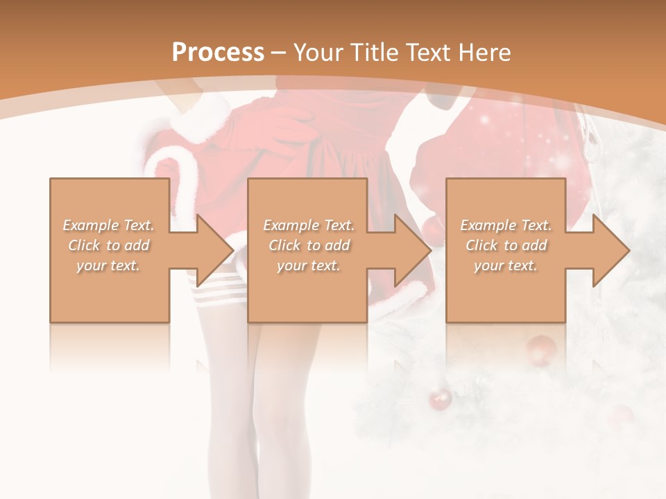 White Fashion Girl PowerPoint Template