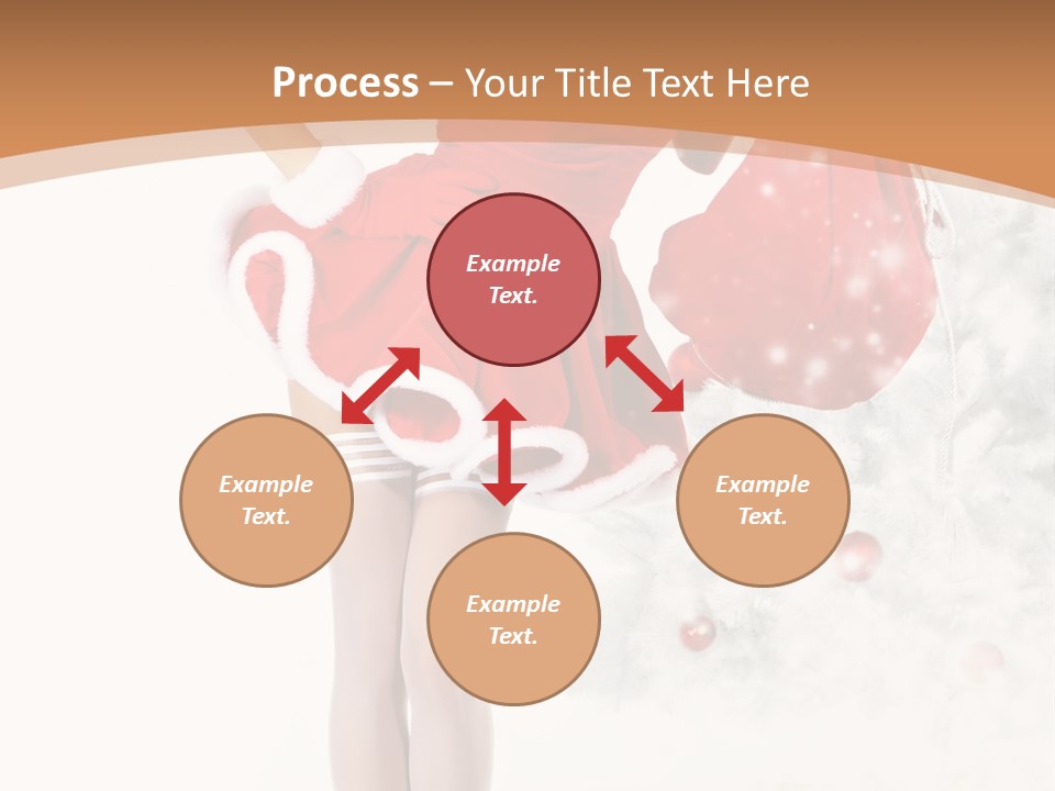 White Fashion Girl PowerPoint Template