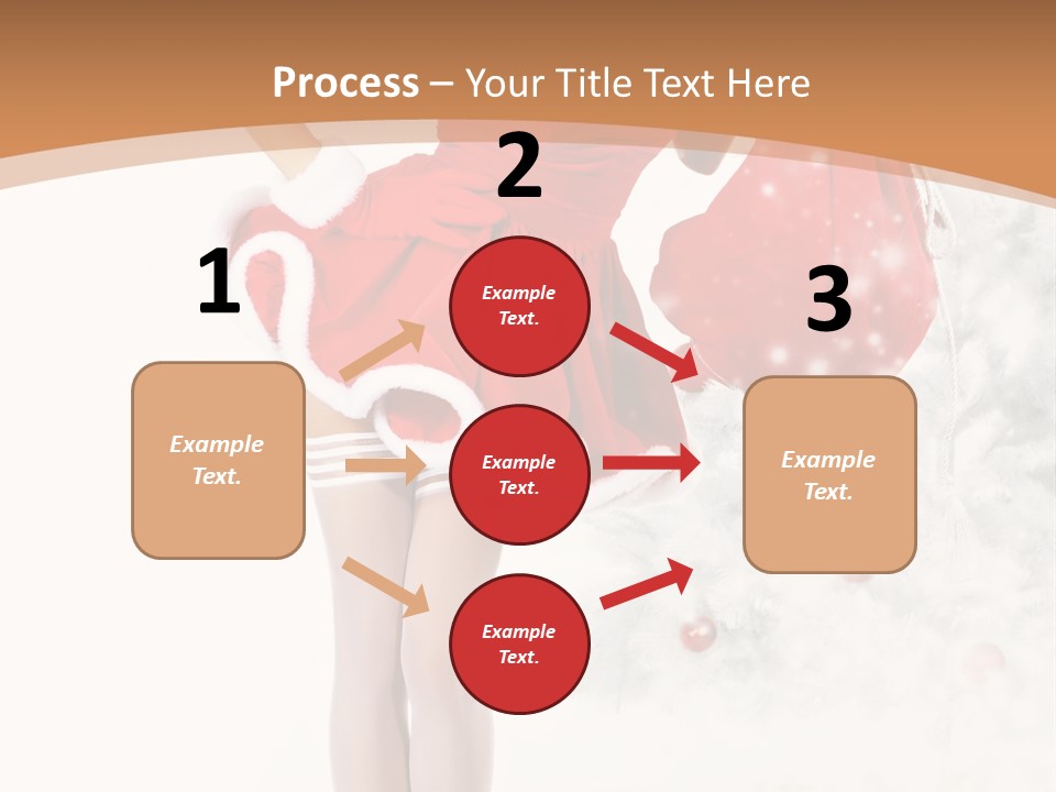 White Fashion Girl PowerPoint Template