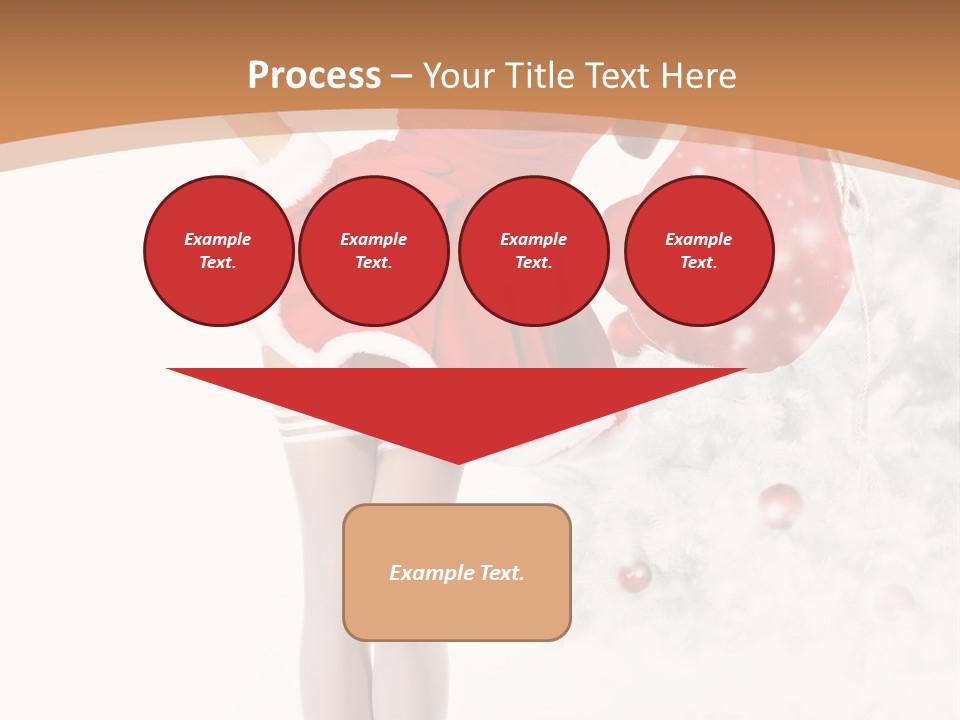 White Fashion Girl PowerPoint Template