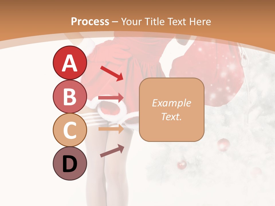 White Fashion Girl PowerPoint Template