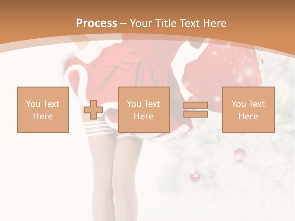 White Fashion Girl PowerPoint Template