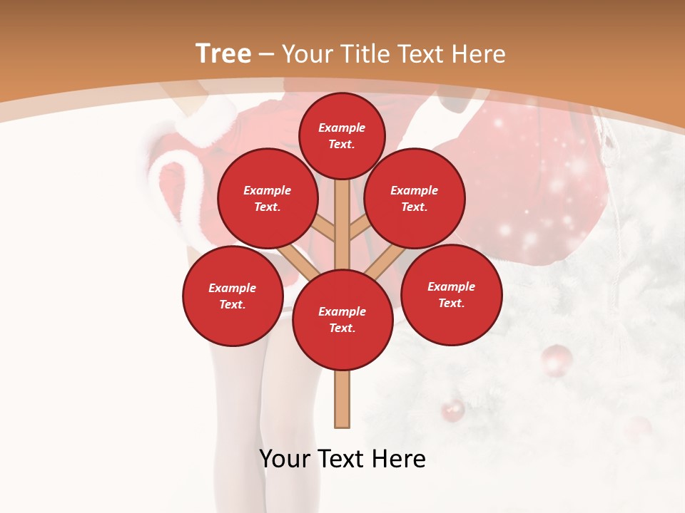 White Fashion Girl PowerPoint Template