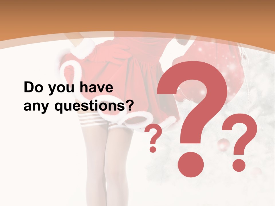 White Fashion Girl PowerPoint Template