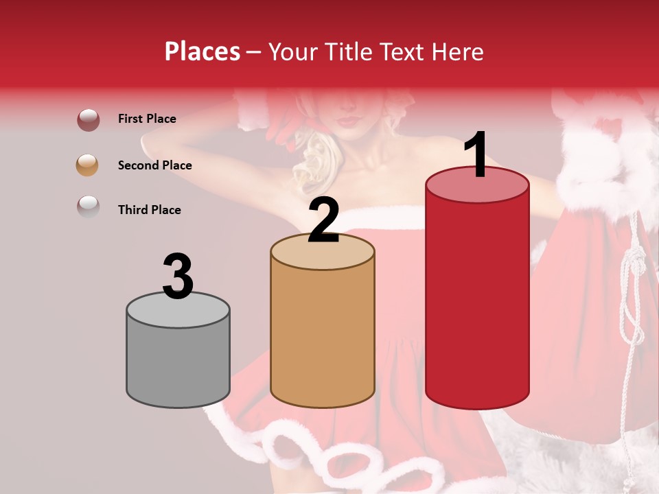 Beauty Fashion Pinup PowerPoint Template