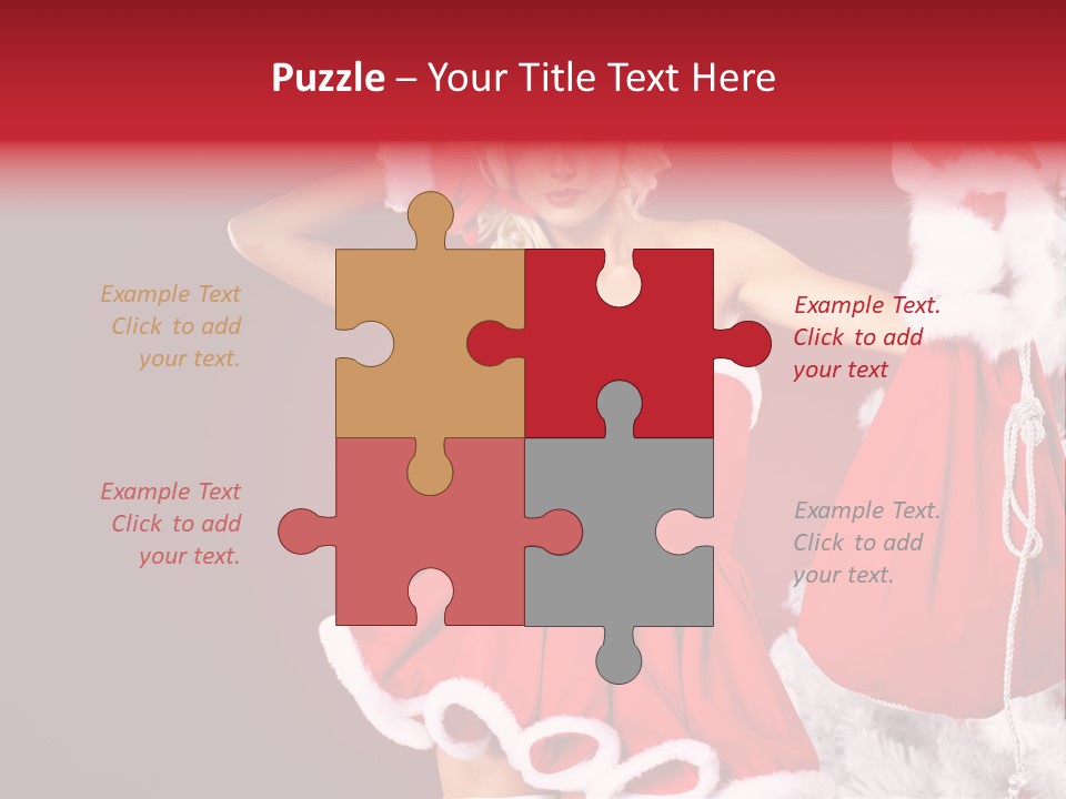 Beauty Fashion Pinup PowerPoint Template