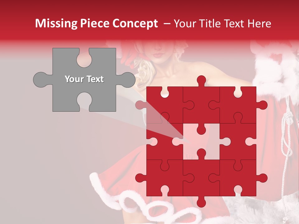 Beauty Fashion Pinup PowerPoint Template