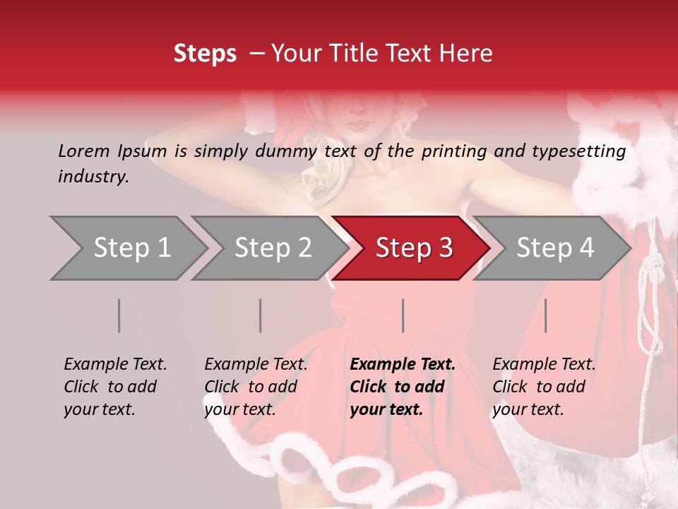 Beauty Fashion Pinup PowerPoint Template