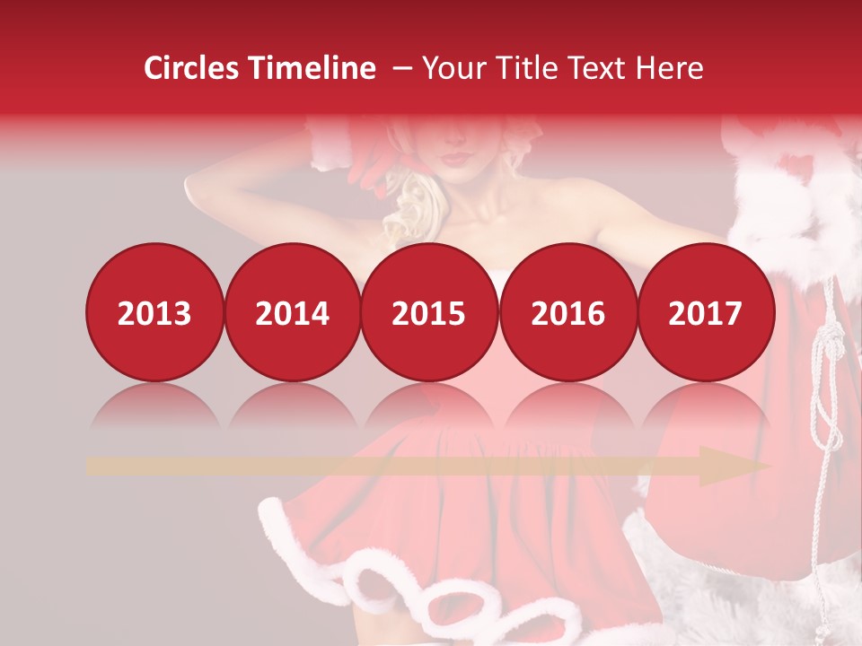 Beauty Fashion Pinup PowerPoint Template