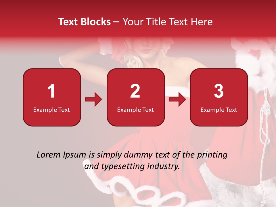 Beauty Fashion Pinup PowerPoint Template