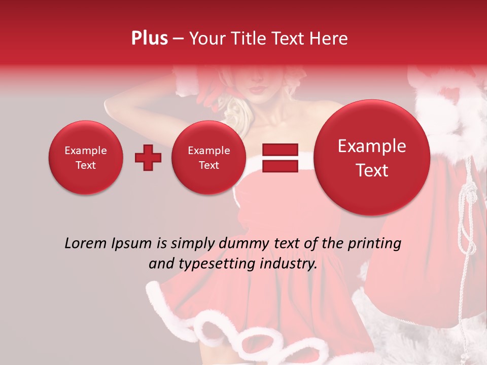 Beauty Fashion Pinup PowerPoint Template