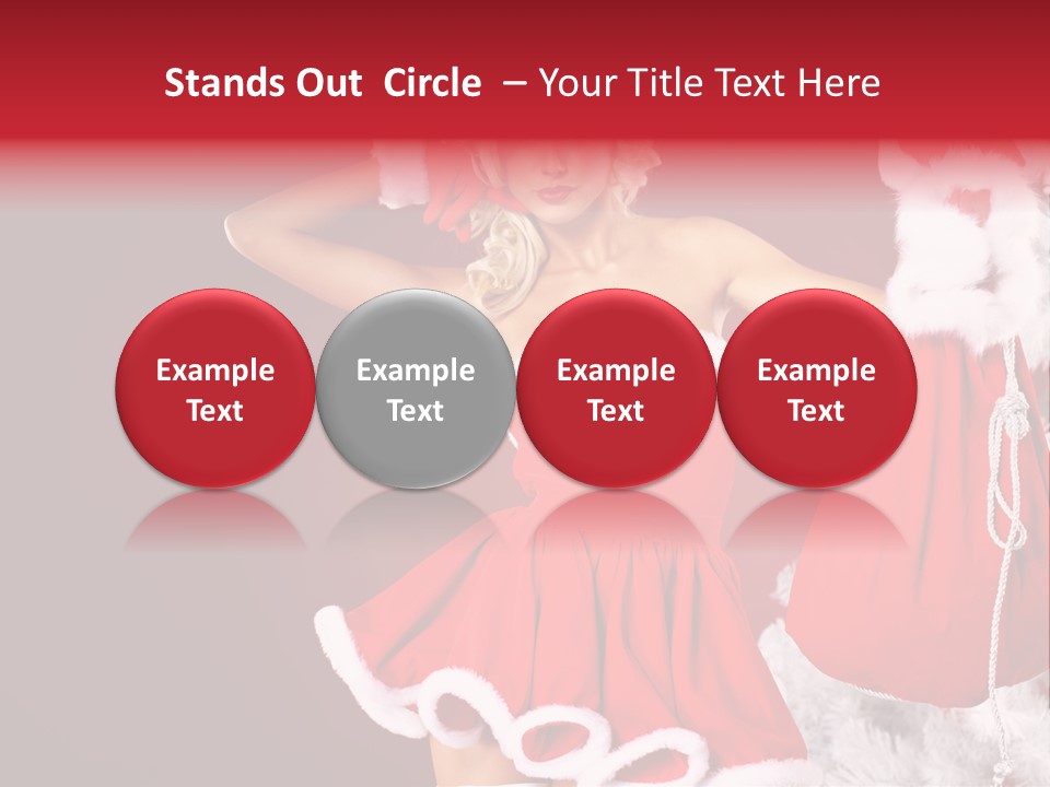 Beauty Fashion Pinup PowerPoint Template