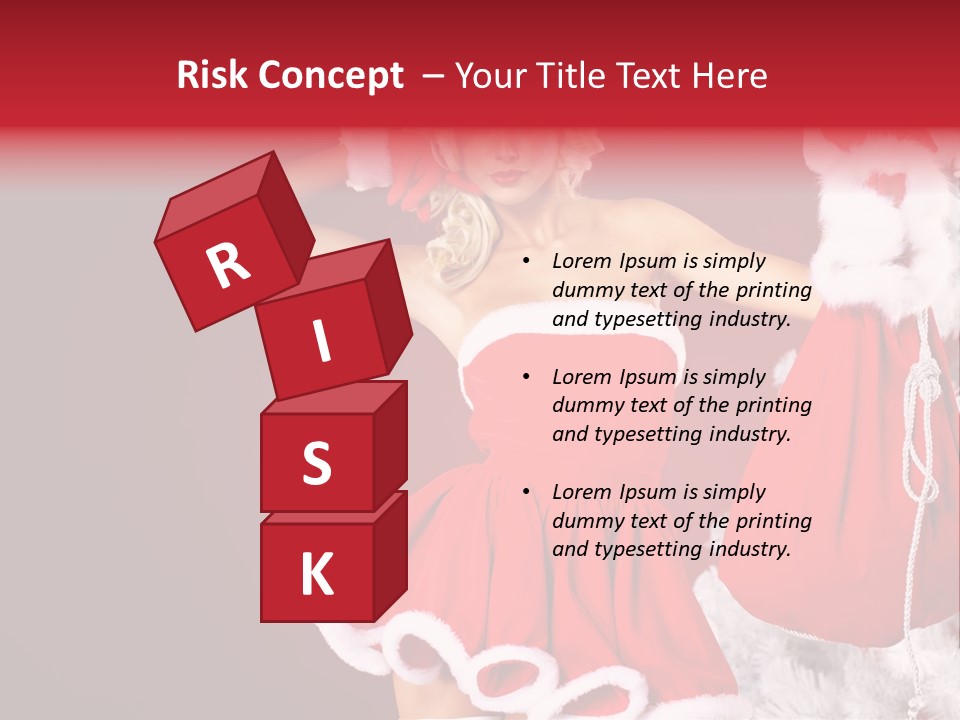 Beauty Fashion Pinup PowerPoint Template