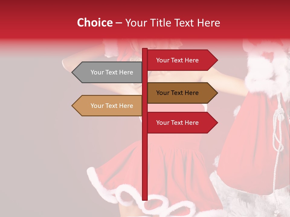 Beauty Fashion Pinup PowerPoint Template