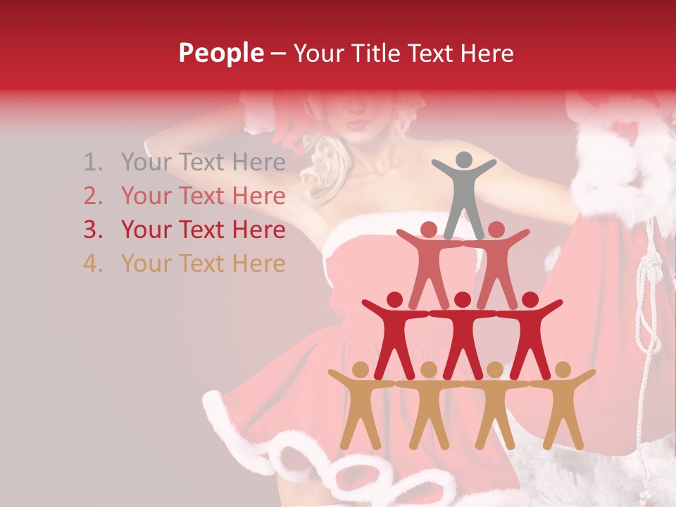 Beauty Fashion Pinup PowerPoint Template